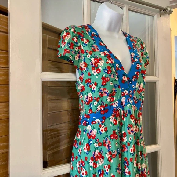 Boden Bias-Cut Jersey Midi Dress 6R NWT - Picture 7 of 13